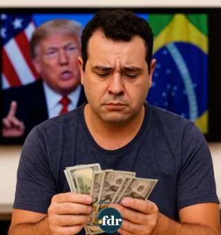 Dólar dispara após Trump anunciar nova tarifa ao Brasil