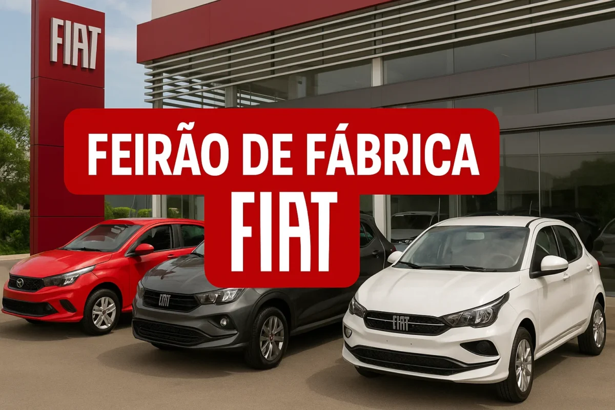 Feirão de Fábrica Fiat tem Fiat Mobi Like de 80.990 por 67.990 e muito mais