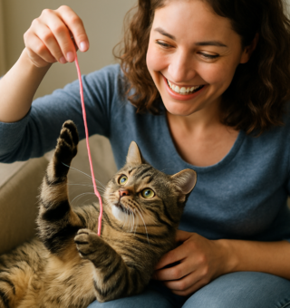 Dia Internacional do Gato: Por que brincar melhora a saúde do seu felino?