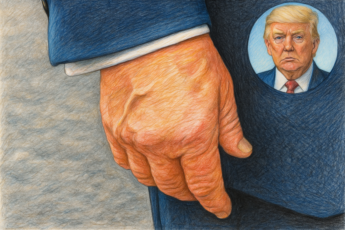 Donald Trump usa maquiagem na mão para disfarçar grave problema de saúde; entenda