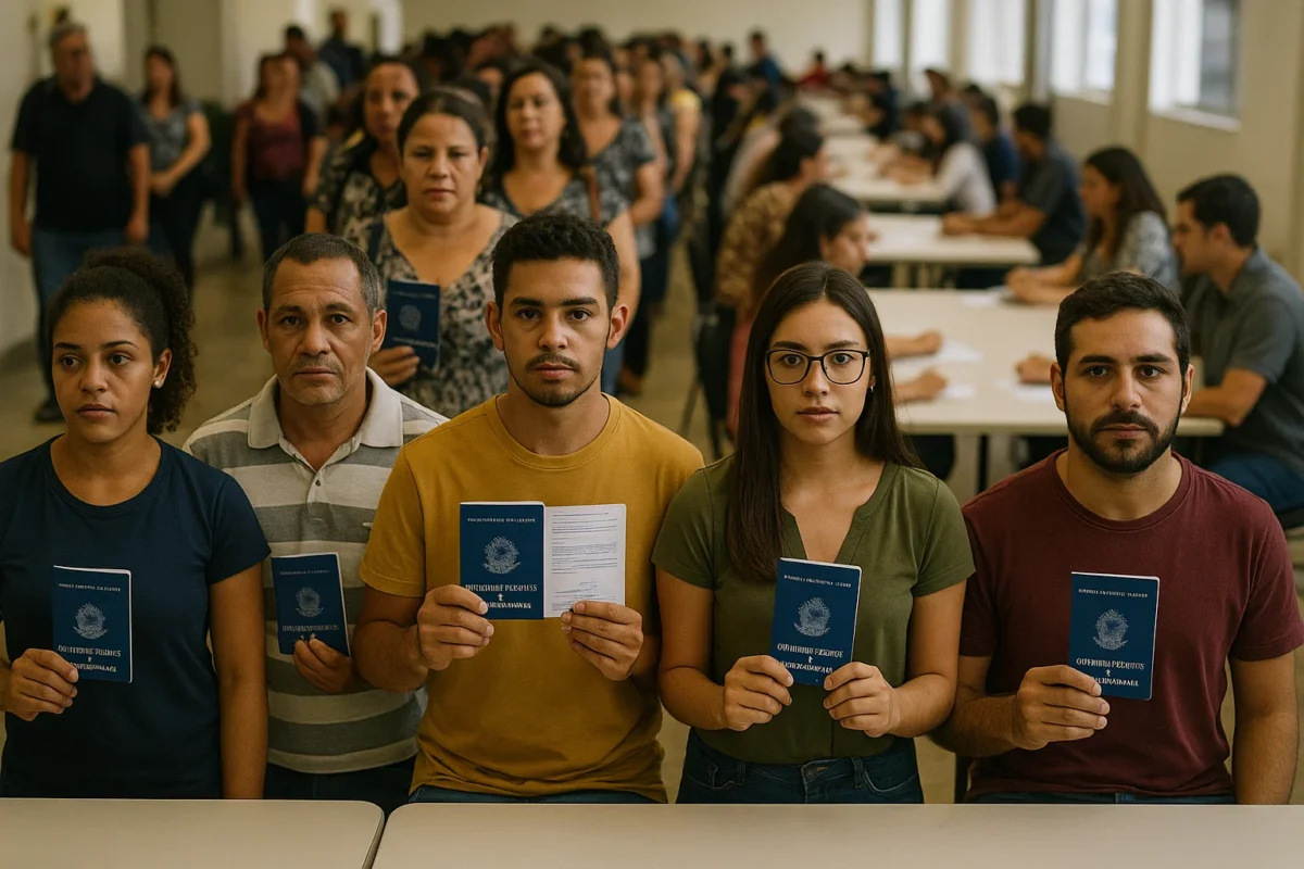 Mutirão de emprego oferece 7 mil vagas HOJE, 20, confira o local de atendimento