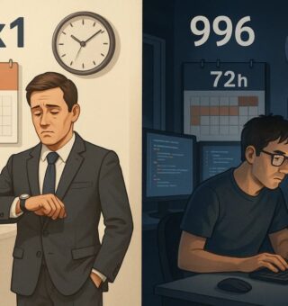 Comparação da Escala 996 com escala 6x1