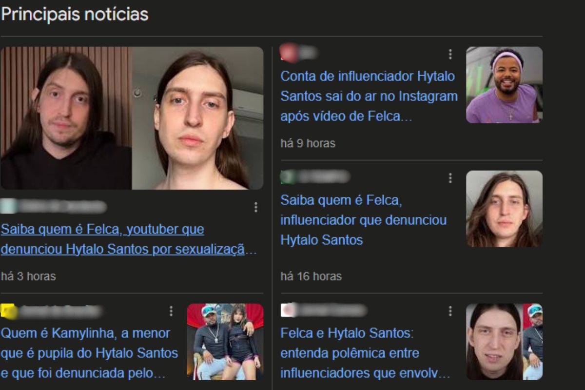 Notícias sobre o Felca