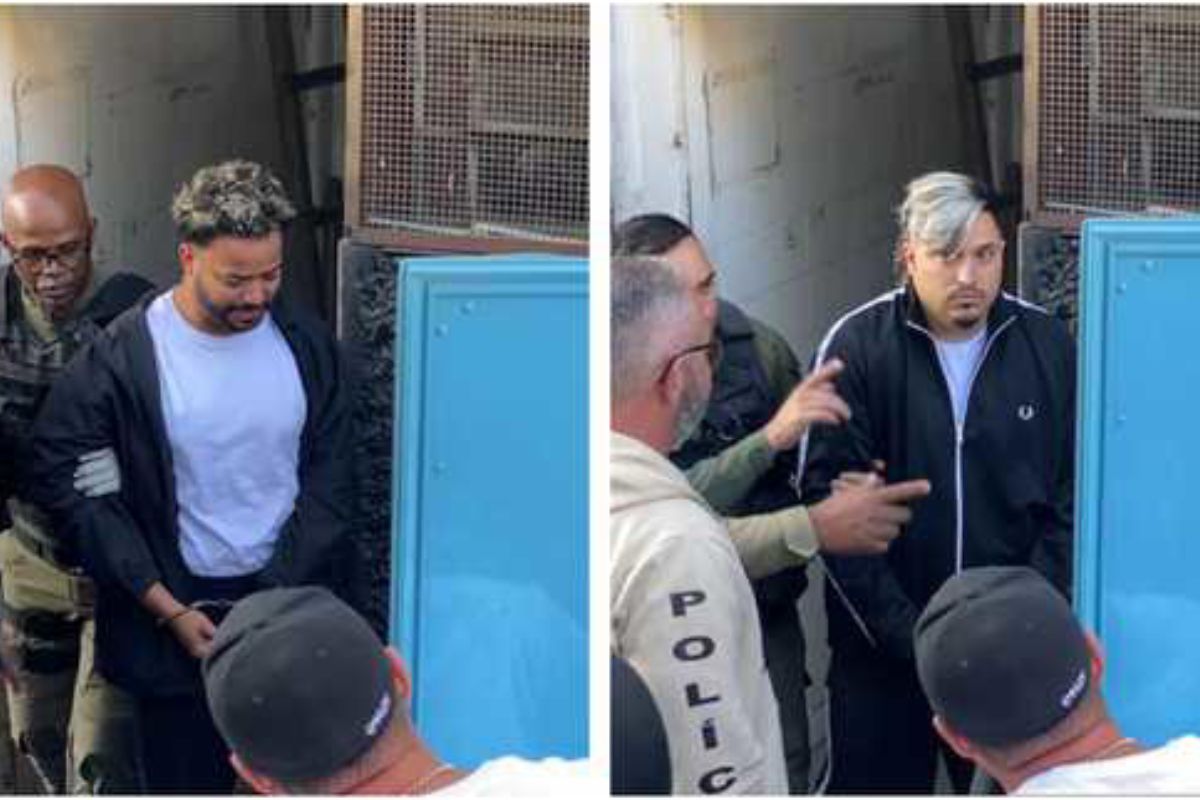 Hytalo Santos sai da cadeia ao lado está o seu marido