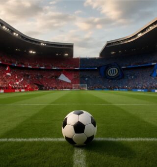 Campo repartido entre Inter de Milão x Mônaco