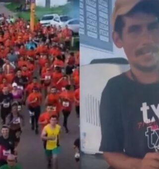 Isaac o rapaz que venceu a corrida de 8Km