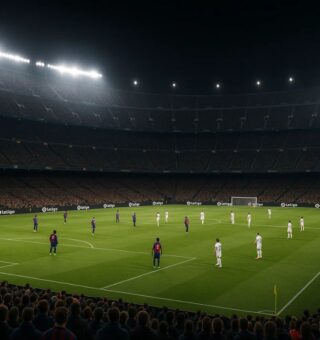 Imagens do jogo com jogadores do Levante x Barcelona