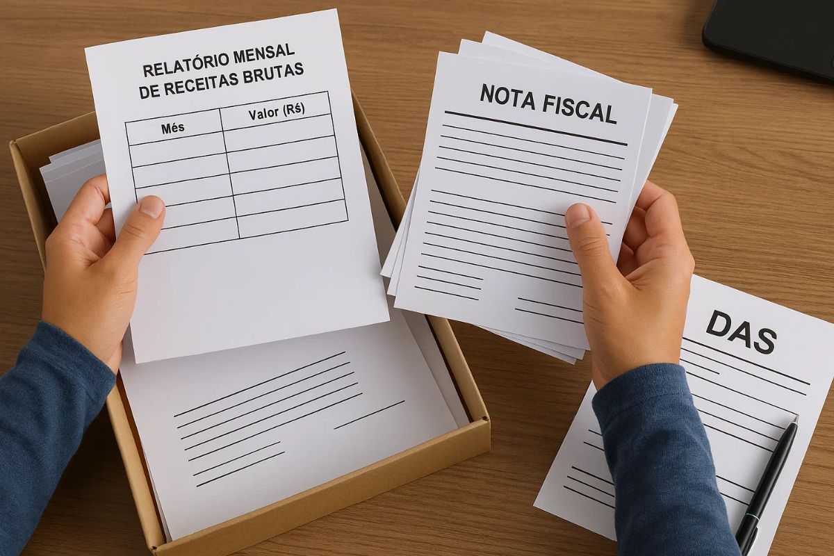 MEI organizando os seus documentos