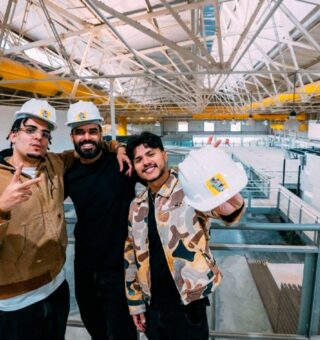 Youtubers responsáveis pela criação da Nova TV Digital Igão e Mítico com um sócio