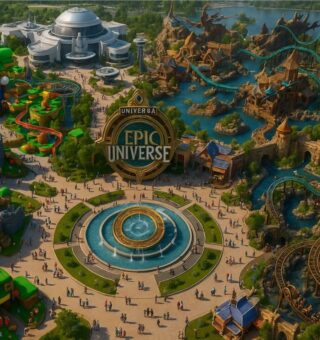 Foto da Universal Epic Universe