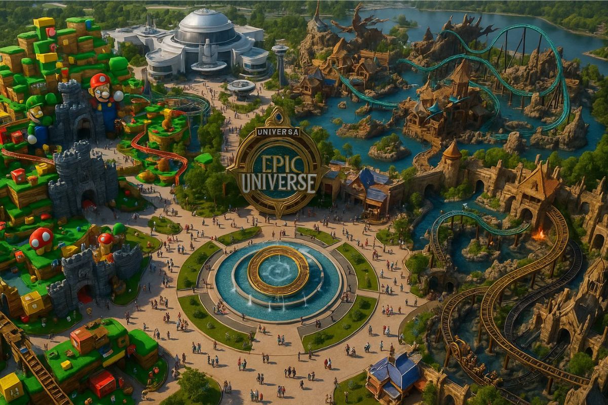 Foto da Universal Epic Universe