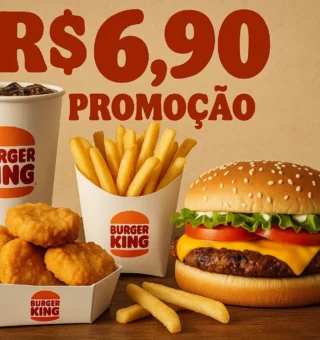 Burger King oferece promoção imperdível por apenas R$ 6,90