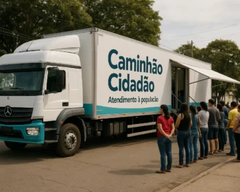 Caminhão Cidadão leva serviços gratuitos para a população nesta quinta (14/08)
