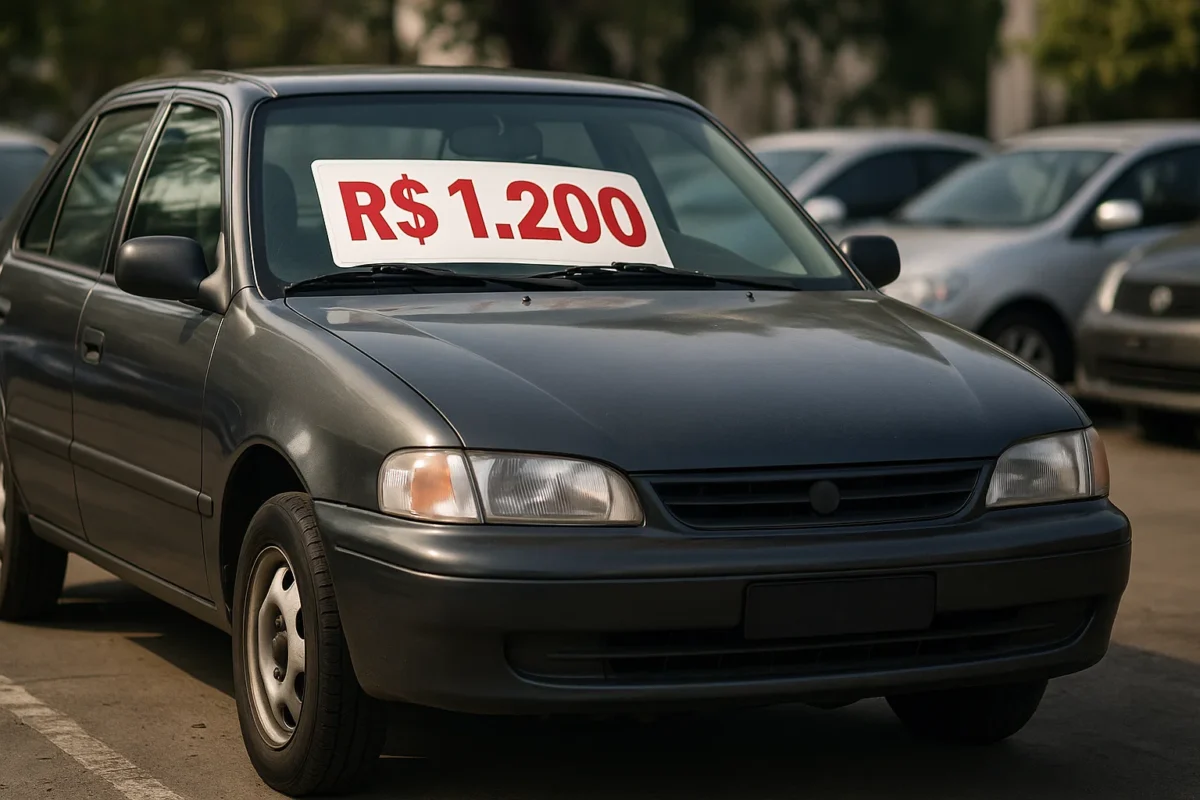 Parece sonho, mas você pode comprar um carro por R$ 1.200 no Leilão da Receita