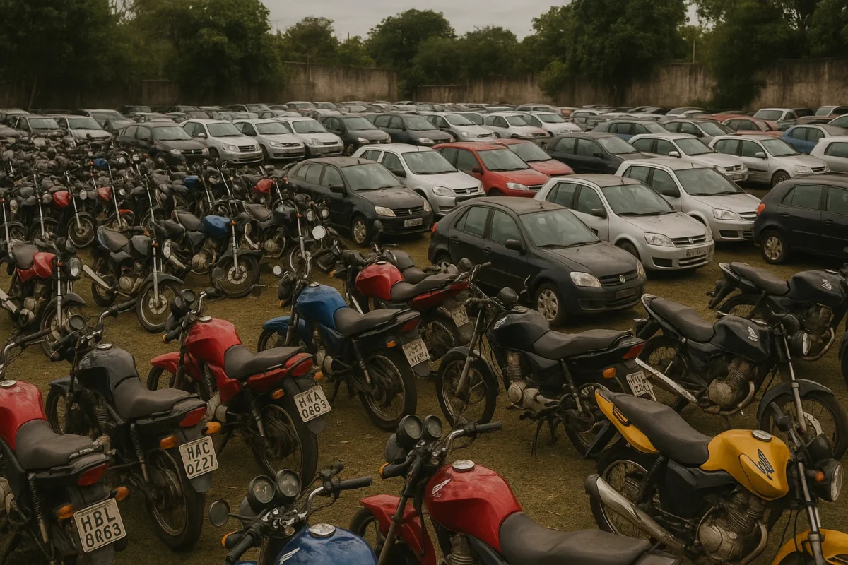 Leilão Imperdível: Carros e motos a partir de R$ 700; não perca essa chance única!