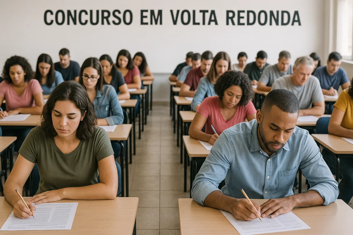 Concurso Público em Volta Redonda tem vagas para dois cargos com salários de R$ 1.518 + gratificações