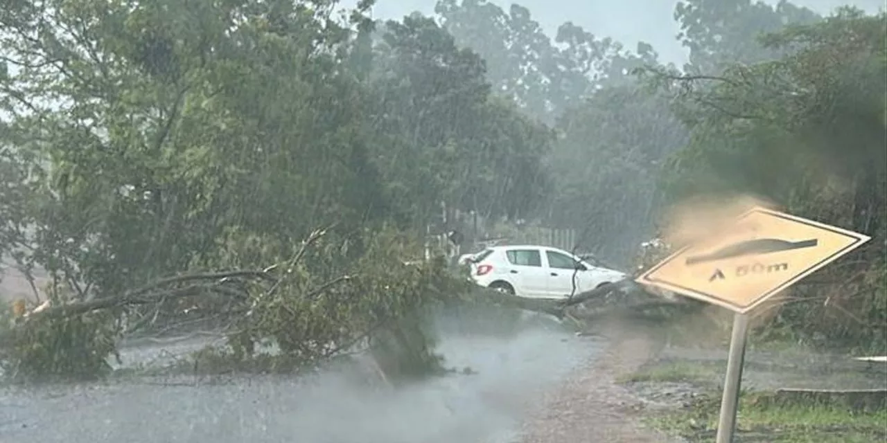 Risco de chuvas intensas e vendavais em cidades do Paraná deixa moradores em estado de alerta. Imagem: MetSul Meteorologia