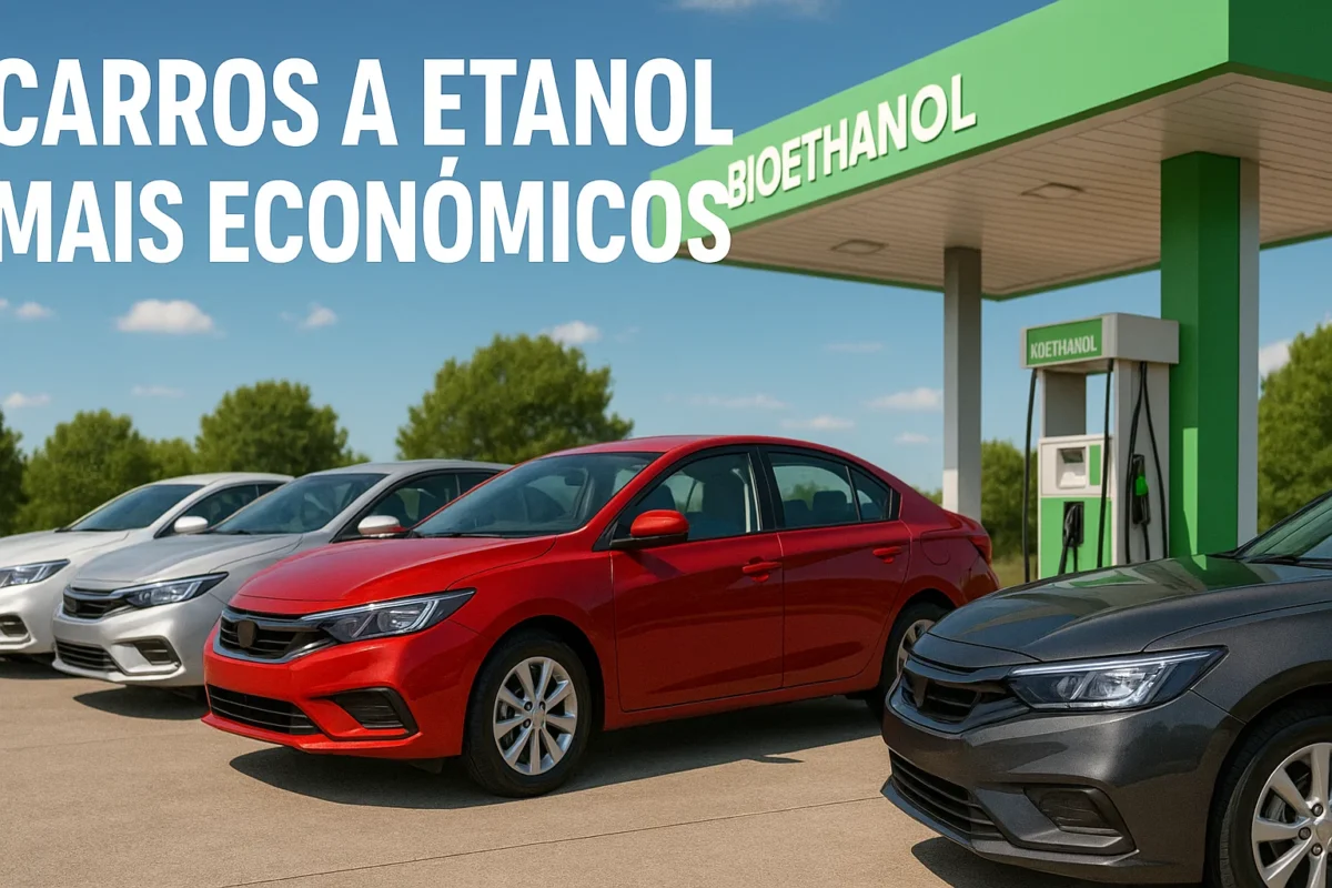 Descubra os 10 carros a etanol mais econômicos de 2025; o número um vai te surpreender