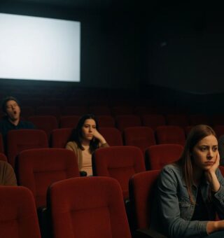 Pessoas vendo um dos 5 filmes mais criticados do cinema em 2025