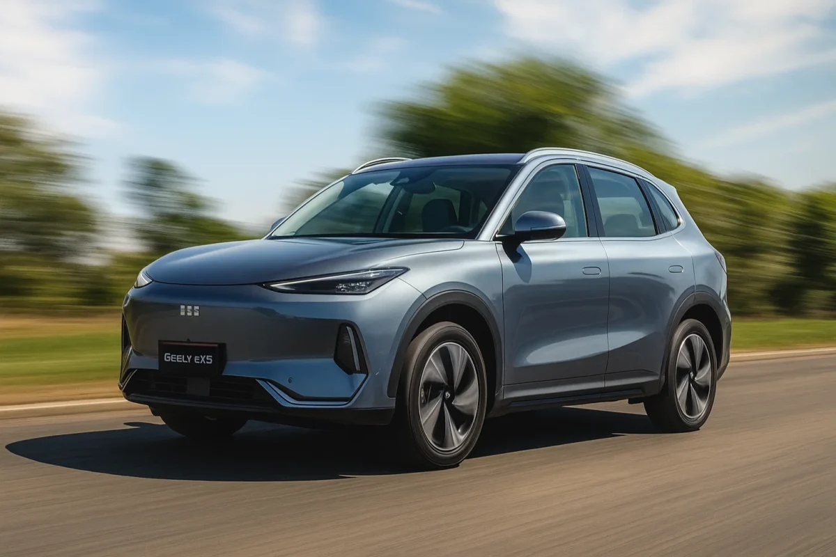 Conheça o Geely EX5, carro elétrico concorrente da BYD