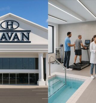 Fachada da havan, ao lado a clínica do filho de Luciano Hang