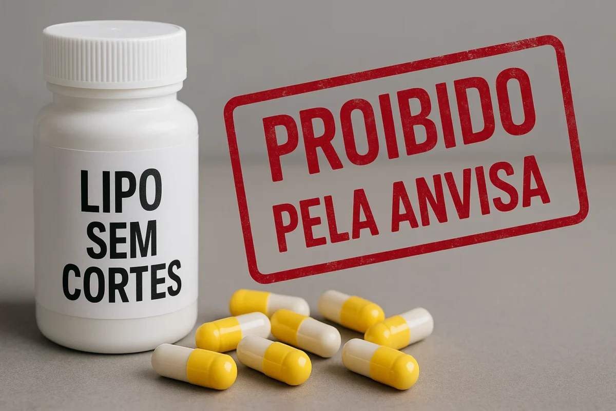 Anvisa proíbe suplementos da marca ‘Lipo sem cortes’; entenda os riscos e proteja sua saúde