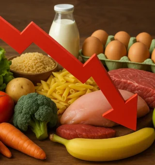 Inflação de julho foi de 0,26%: Preços de alimentos continuam em queda