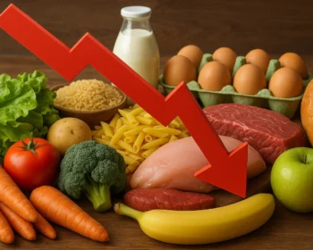 Inflação de julho foi de 0,26%: Preços de alimentos continuam em queda