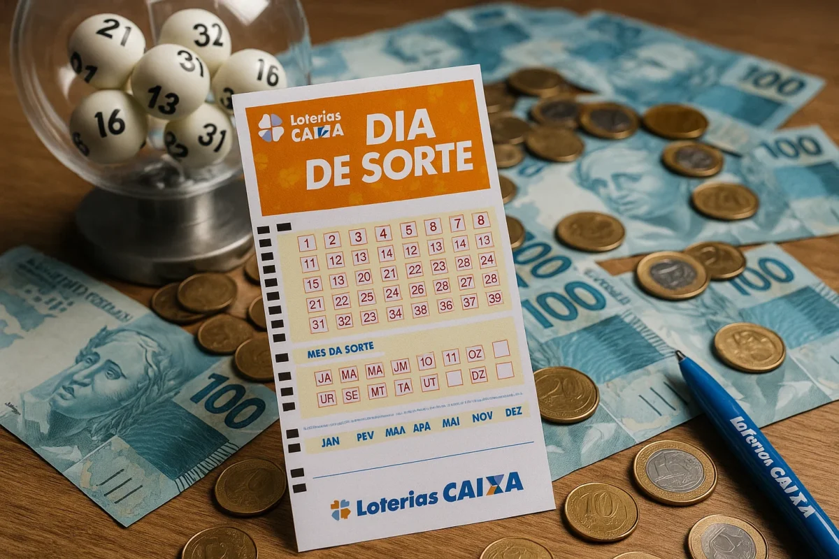Dia de Sorte: Sorteio de amanhã pode pagar prêmio milionário!