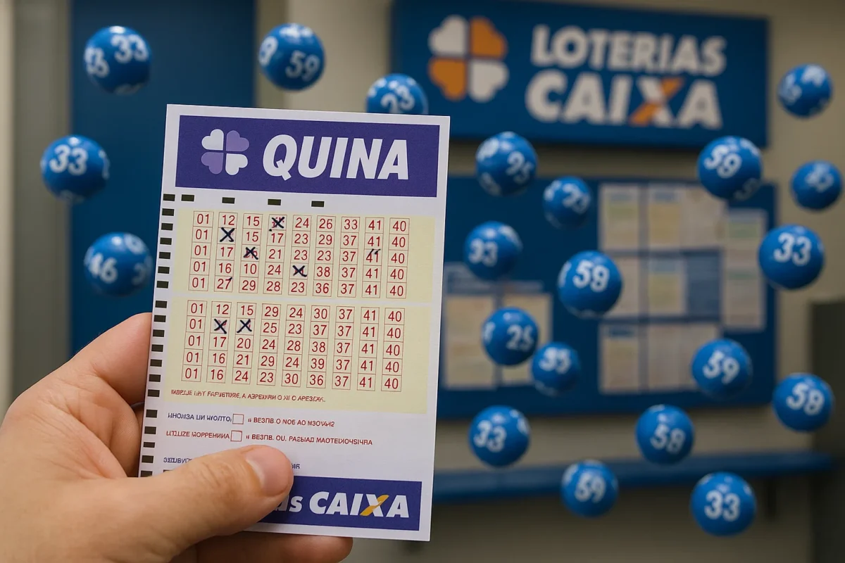 Deu sorte? Confira o resultado da Quina 6969 e descubra se você faturou R$ 12 milhões