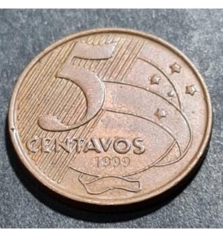 Moeda de 5 centavos: Descubra como a de 1999 pode valer R$ 400