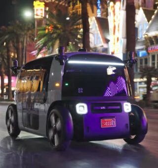 Amazon Zoox nas ruas de Las Vegas