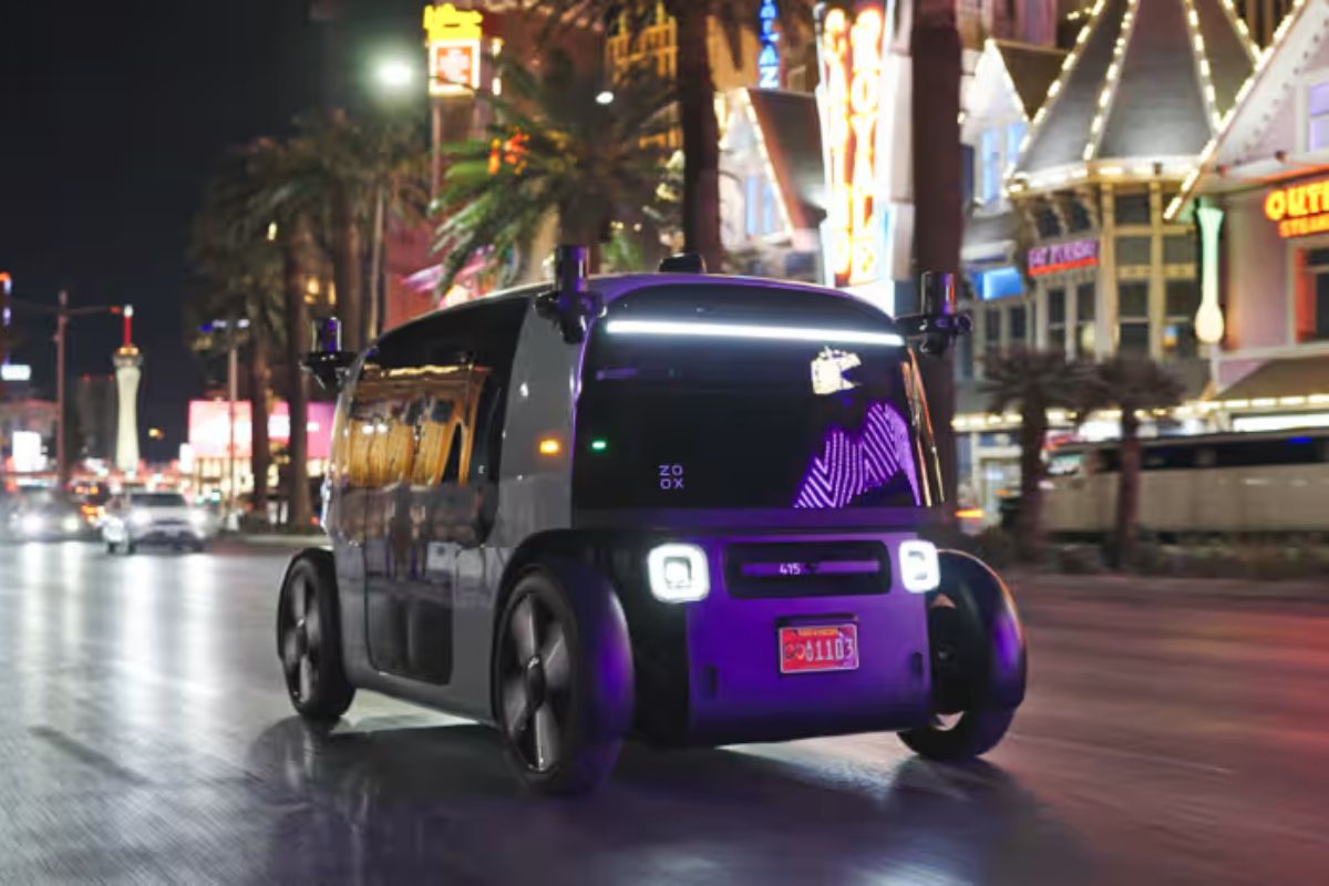 Amazon Zoox nas ruas de Las Vegas