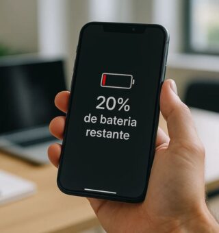 Bateria do celular em 20% dispara aviso na tela