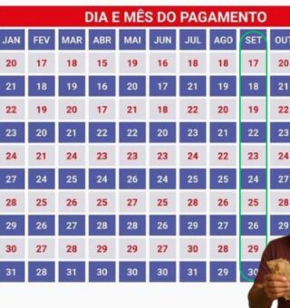 Calendário Bolsa Família Setembro