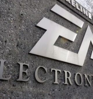 Entrada dos prédios da EA Games