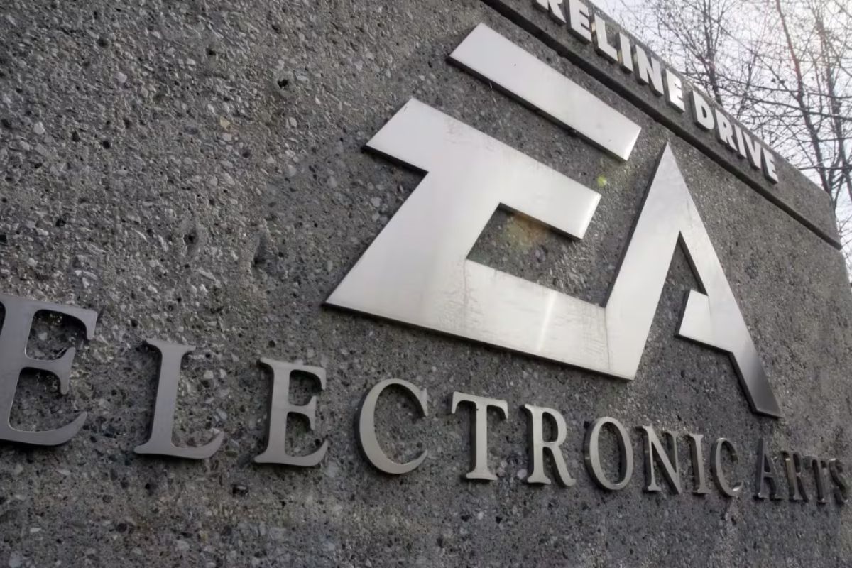 Entrada dos prédios da EA Games