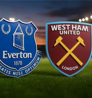 Escudo do Everton x West Ham