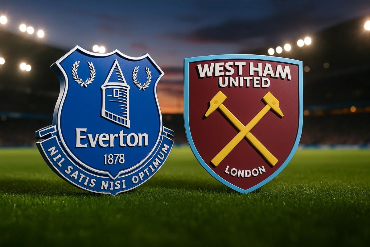 Escudo do Everton x West Ham
