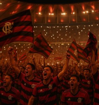 Torcida do Flamengo no Maracanã