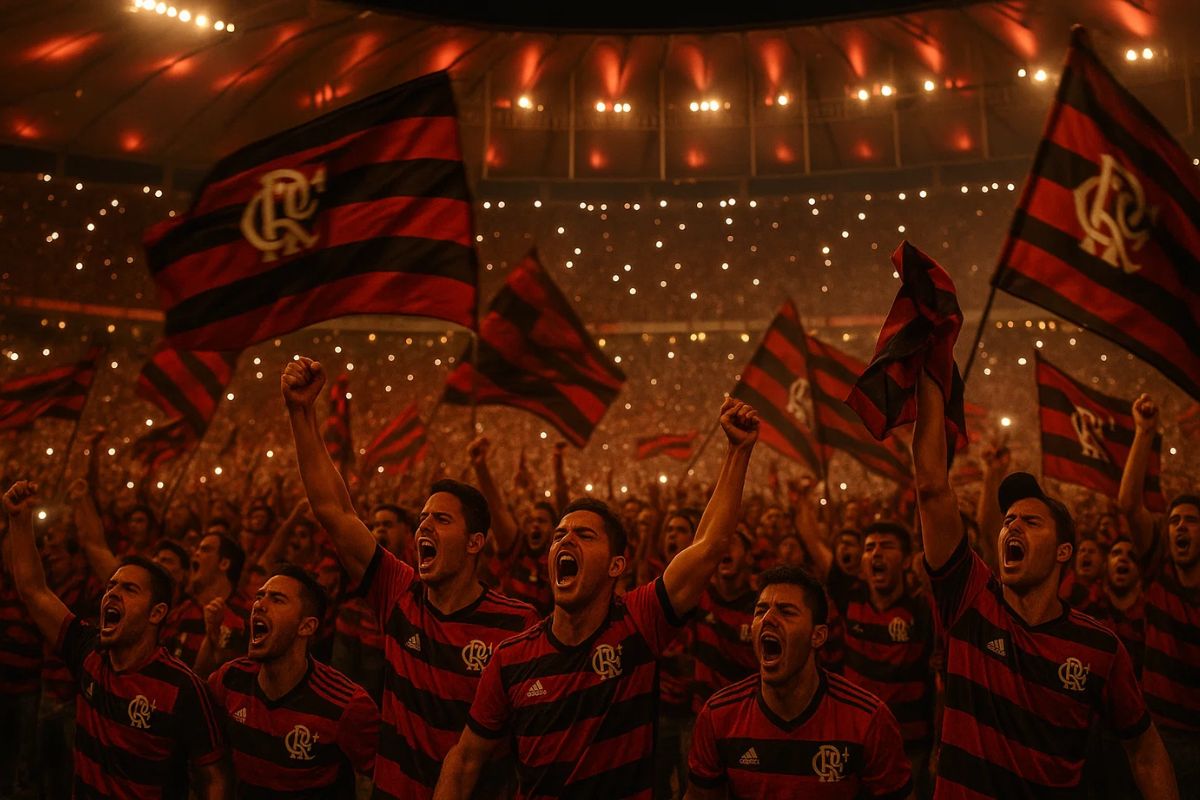 Torcida do Flamengo no Maracanã