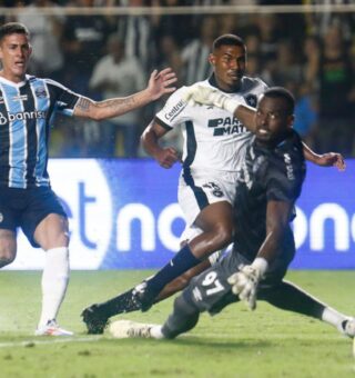 Grêmio x Botafogo em campo