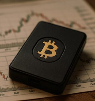 Imagem com uma caixinha com código de carteira de BTC antes do Halving