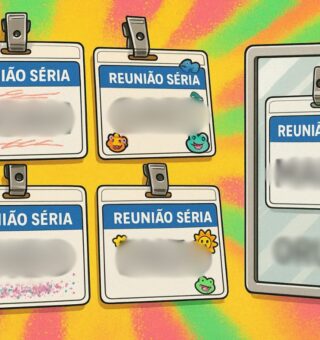 Crachás com diferentes Nomes