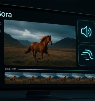 Imagem de edição do Sora