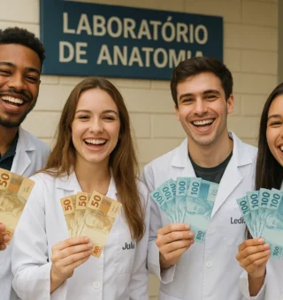 Estudantes de medicina de baixa renda ganham auxílio do governo; não perca!