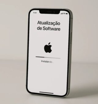 iOS 26 na tela de um iPhone