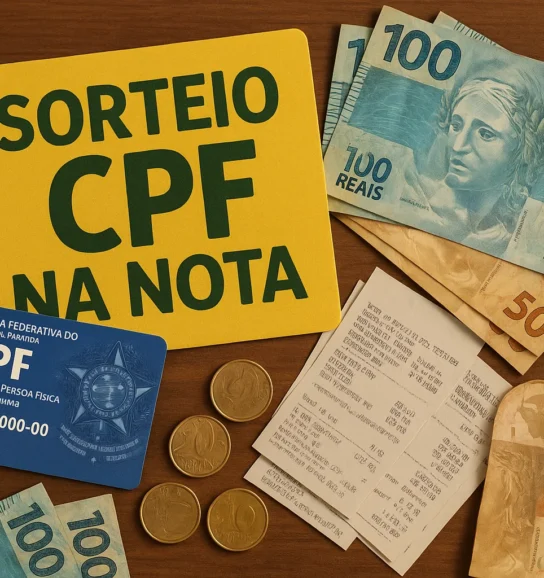 Nota Fiscal Goiana sorteia R$ 200 mil nesta quinta — veja como participar