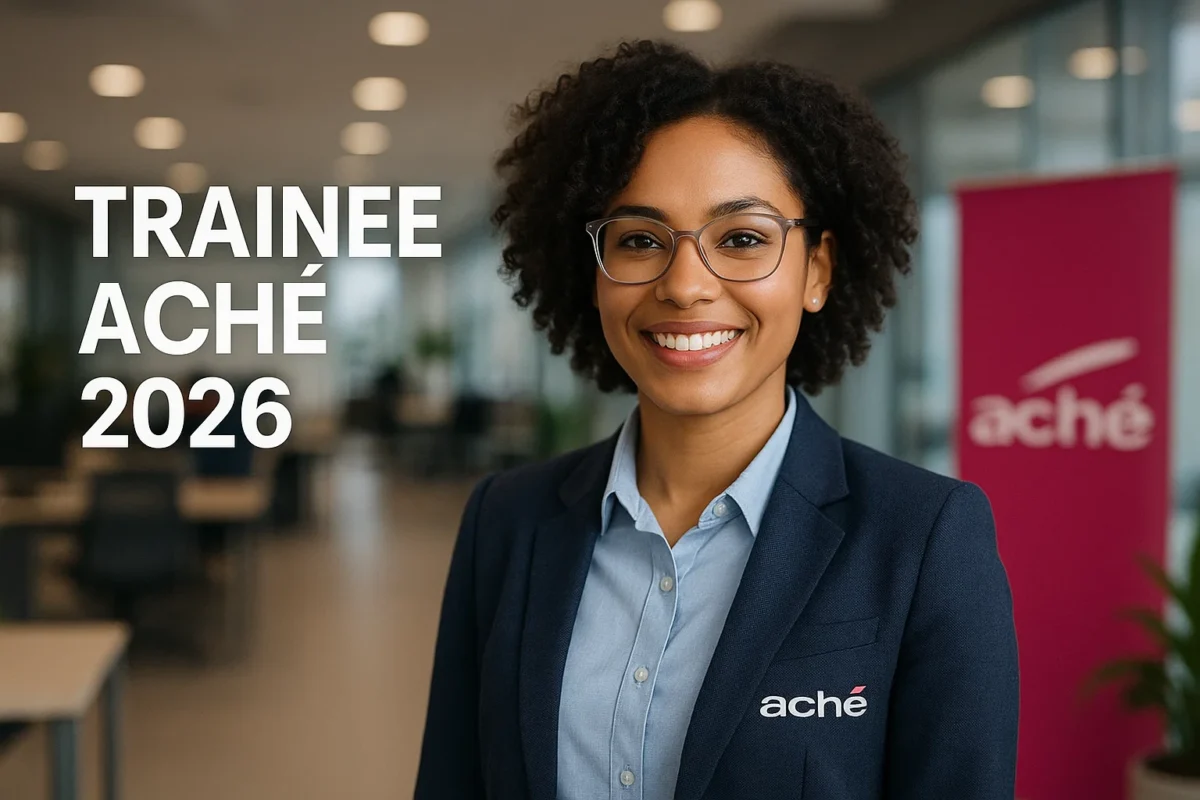 Trainee Aché 2026 inscrições abertas até outubro para início em janeiro de 2026