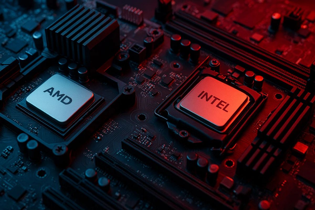 Uma placa com AMD ou Intel